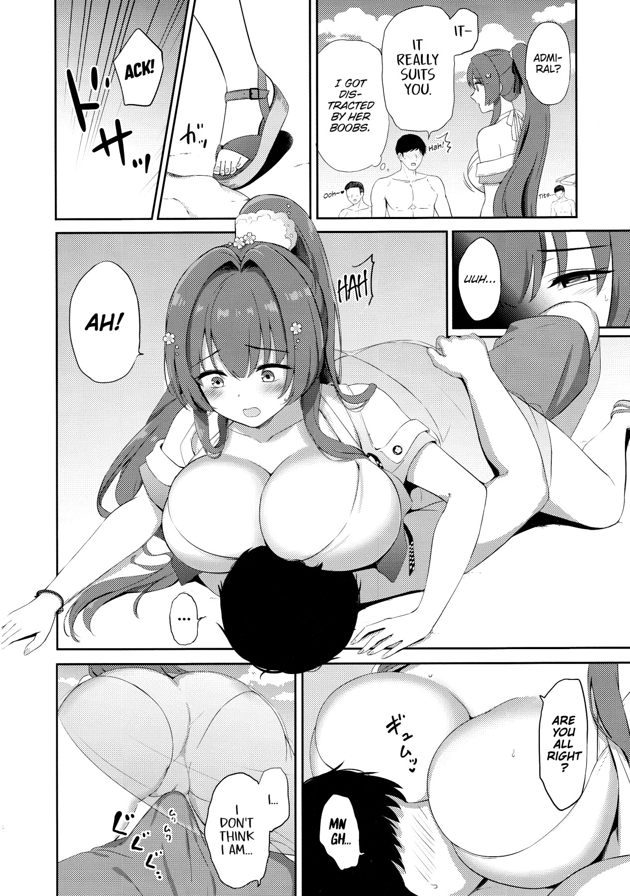 Hentai Manga Comic-At the Beach with Yamato-Read-3